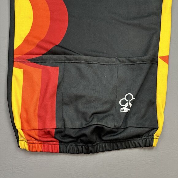 Vintage Colnago Cycling Jersey Mens 3 Black Short Sleeve Made In Italy 80s - Picture 11 of 15